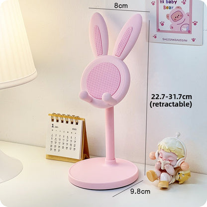 Adjustable Cartoon Rabbit Phone Stand